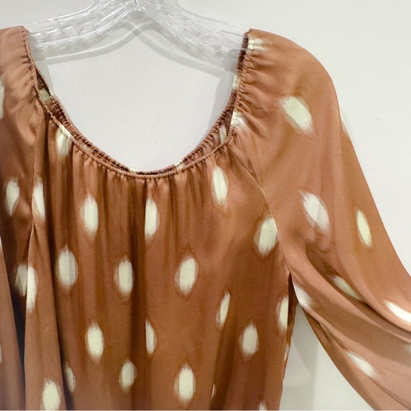 Vince Camuto flowy chiffon bubble sleeve top ❤️ - Picture 6 of 6